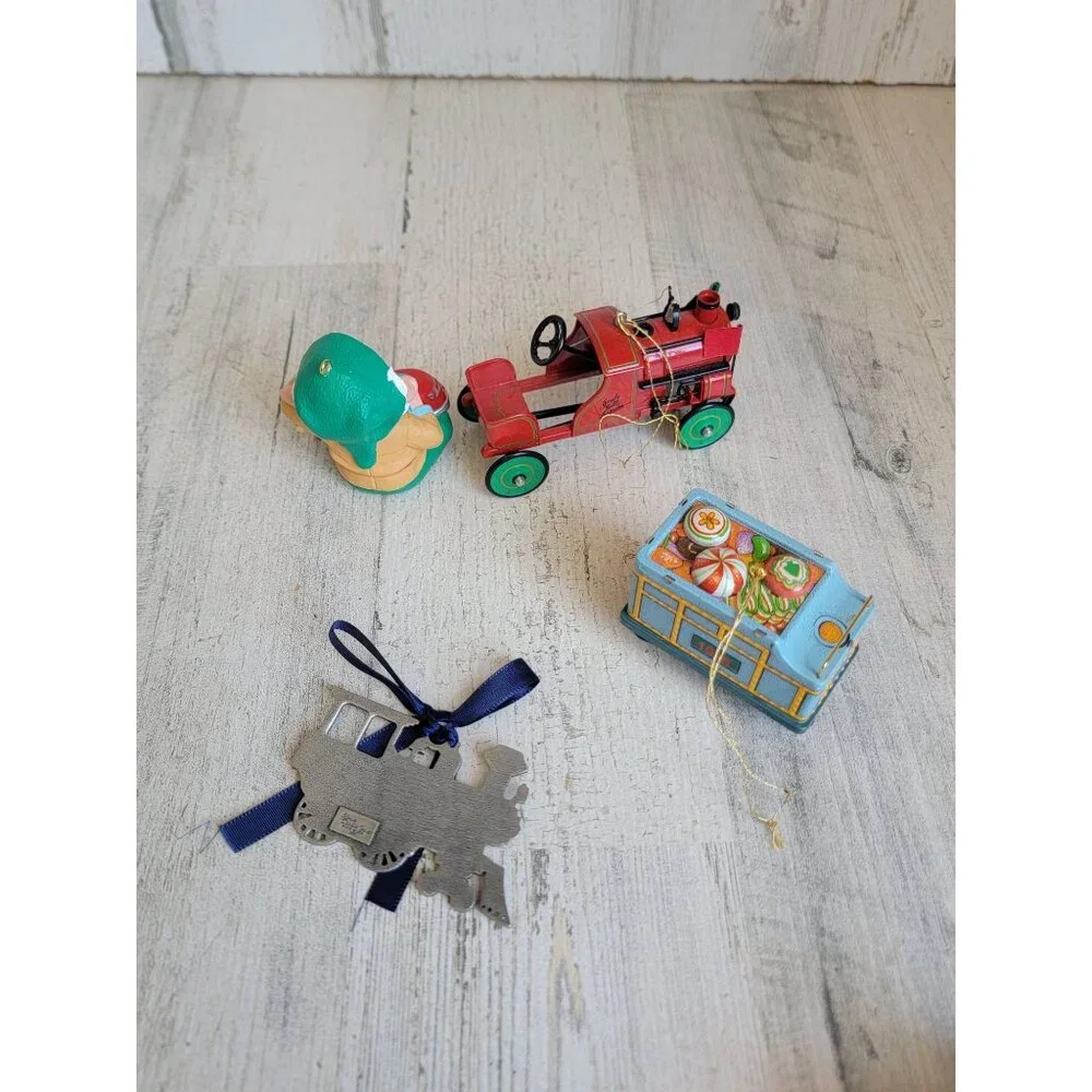 Train variety caboose‎ elf ornament Xmas set